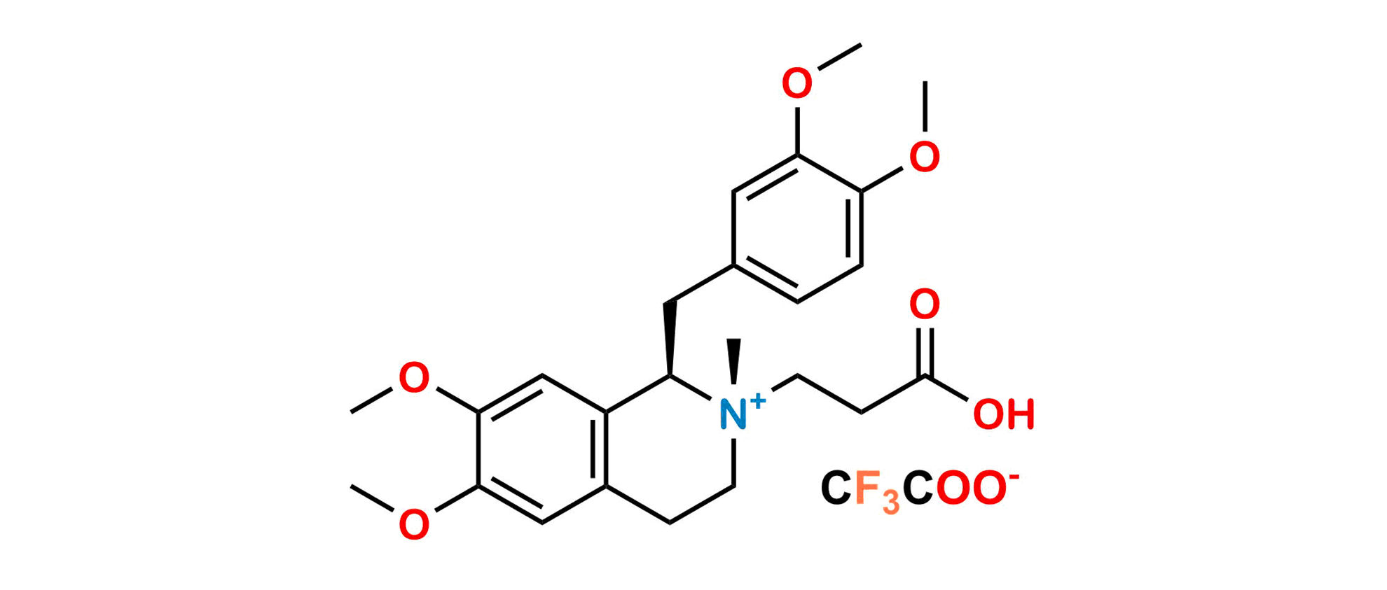 Trans Atracurium Quaternary acid Trifluoroacetate salt